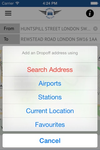 Cross Car Hire screenshot 2