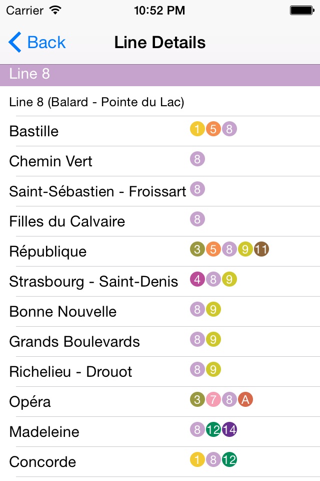 Paris Metro Route Planner screenshot 3