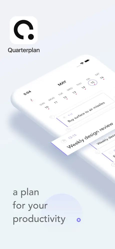 Simple Calendar : Quarterplan