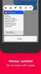 BuyMilk: Lists in iMessage screenshot #4 for iPhone