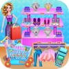 Shopping mall & dress up game icon