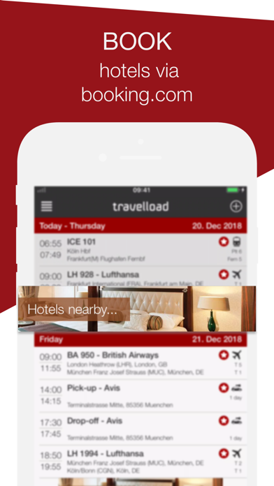 travelload itinerary manager Screenshot