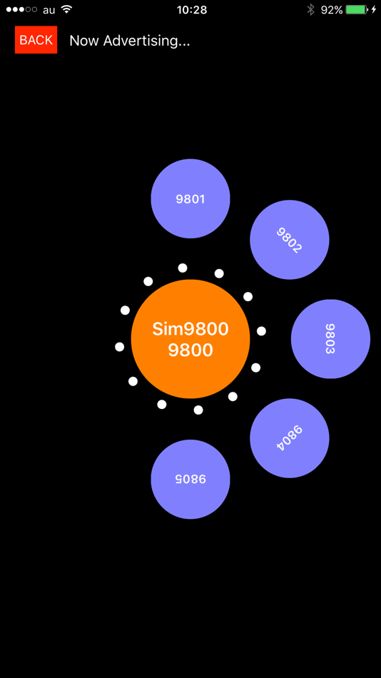 #2. My BLE Simulator (iOS) 由: Toshiaki Shou