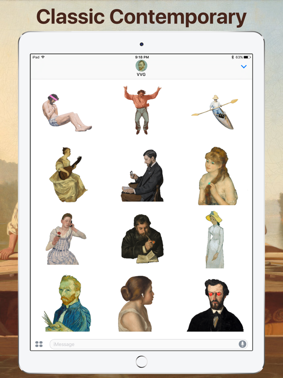 Screenshot #5 pour Classic Painting Stickers