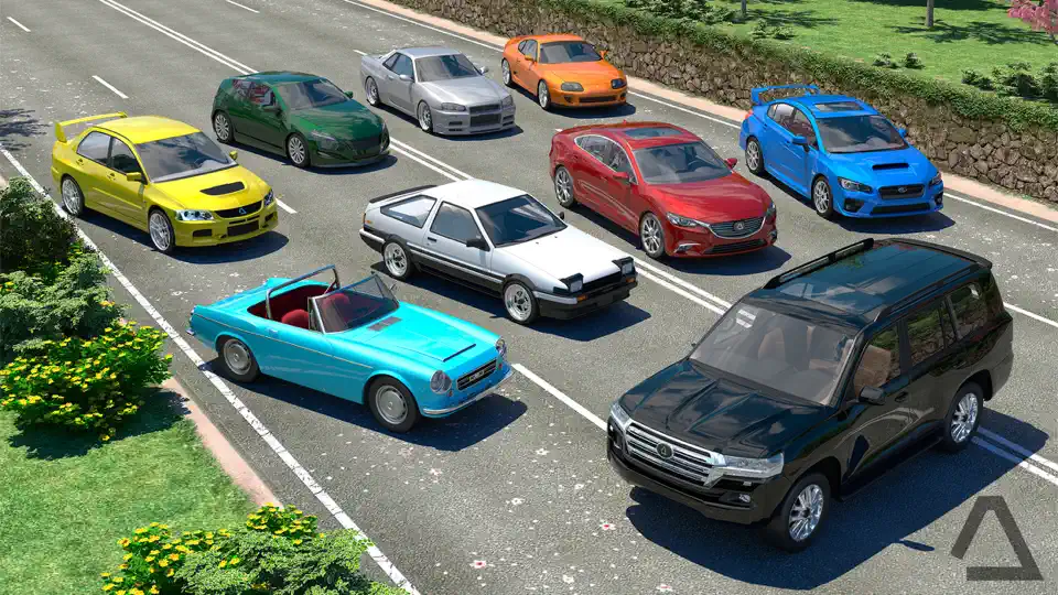Скриншот Driving Zone: Japan на iPhone 4