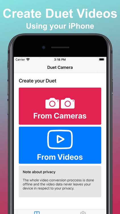 Duet Camera - Dual Recording