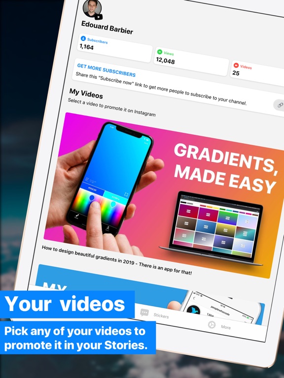 Screenshot #5 pour Thumbnail Stickers for YouTube