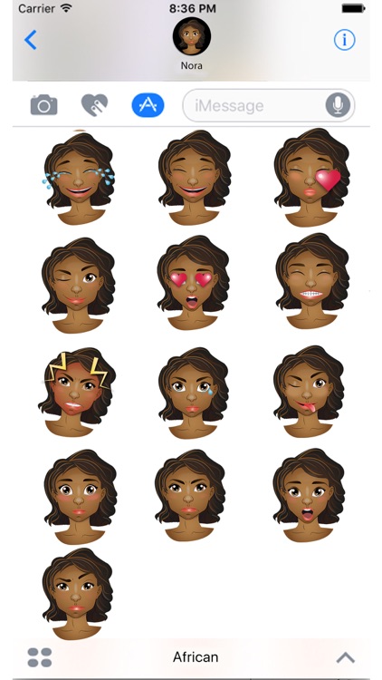 African Emoji Set GeeMoji