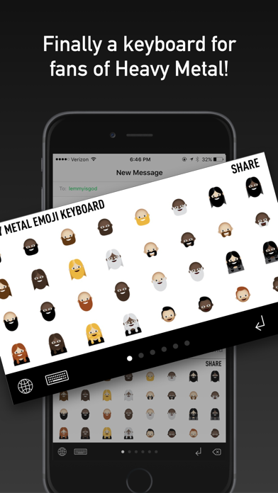 Heavy Metal Emoji Screenshot