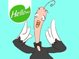 Hellowe Stickers: Uncle Ostrich