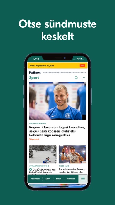 Postimees Sport Screenshot
