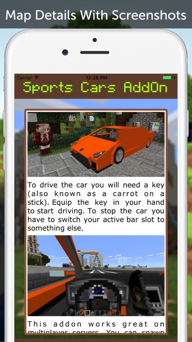 Sports Cars AddOn for Minecraft Pocket Editionのおすすめ画像3