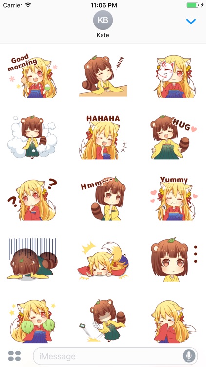 Raccoon And Fox Are Best Friends Stickers