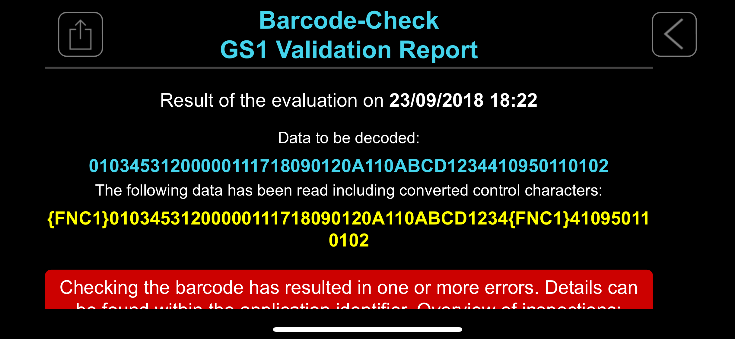 Barcode Check