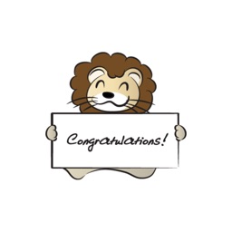 Lion & Card stickers by wenpei