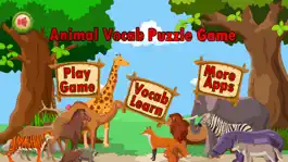 Game screenshot Animuzzle : Animal Vocabulary Puzzle Game for Kids mod apk
