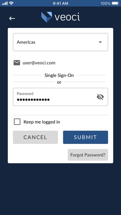 Veoci Screenshot