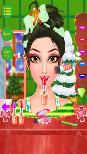 Christmas Salon - Makeover Dress up Game