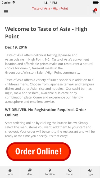 Taste of Asia - High Point