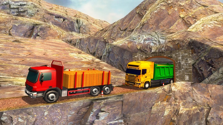 Gold Transporter Truck Drive