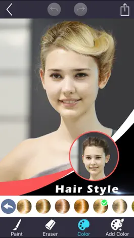 Game screenshot Hair Styles - Haircuts Color Makeover Salon Booth apk