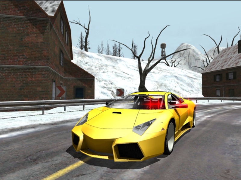 Super Car Rally Winter official gameplay screenshot 3