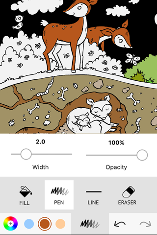 Creative Colouring: A Colouring App for Kids screenshot 2