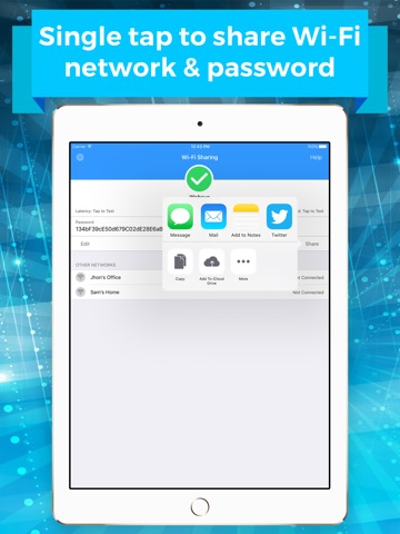 Wi-Fi Password Sharing Widgetのおすすめ画像4