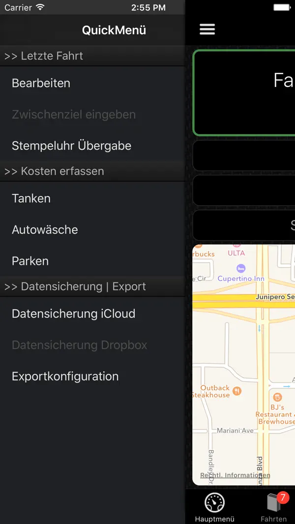 Fahrtenbuch Screenshot 3