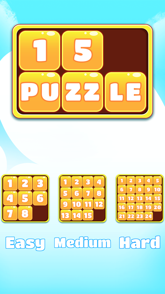#5. 15 puzzle - Number Sliding Puzzle (iOS) By: Hashcube Software Private Limited