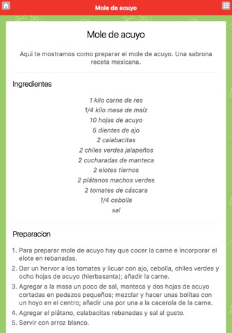 Cocina Mexicana screenshot 3