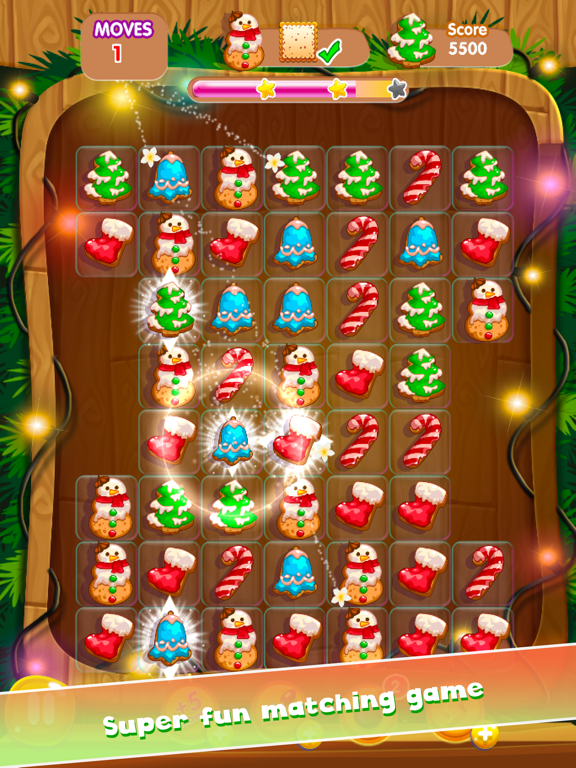 Christmas Winter Mania - Free Match 3 Puzzle iPad screenshot