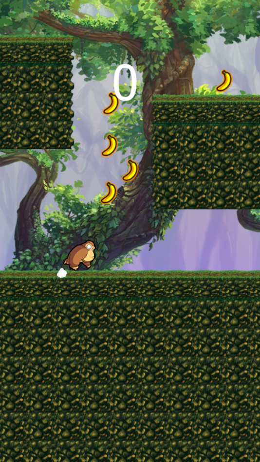 #5. super monkey kong run & jump in forest adventure (iOS) By: Alongkorn Wongvisate