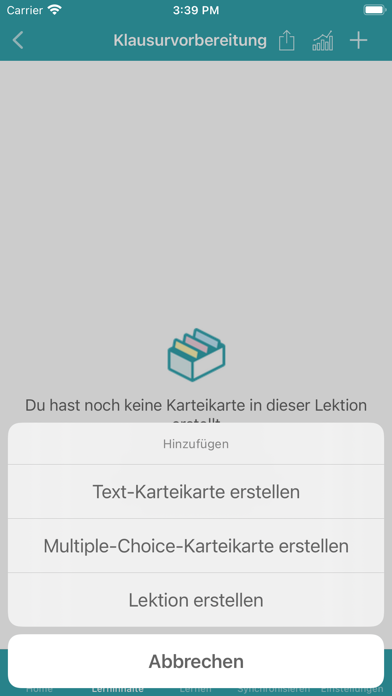 Lernkartei Westermann Screenshot