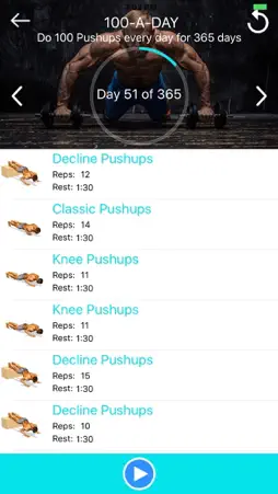 Chrono PushUps: 3D Trainer screenshot 3