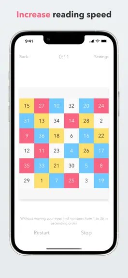 Game screenshot Schulte table! apk