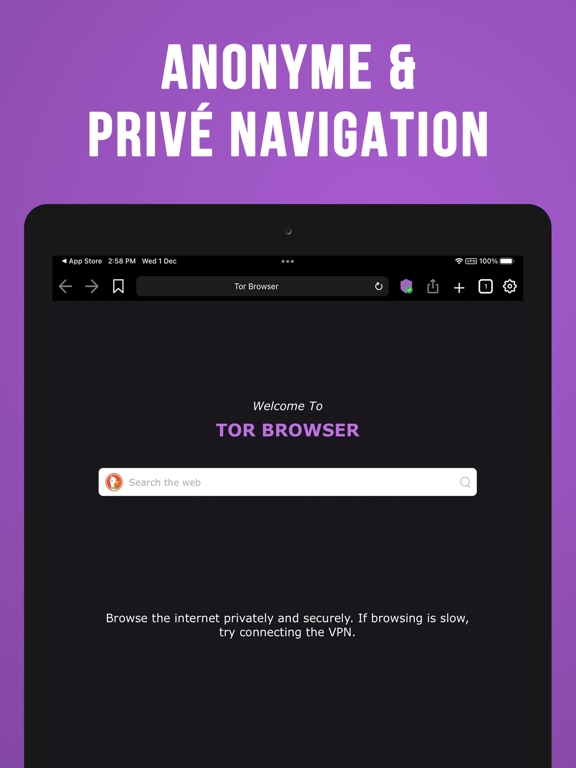Screenshot #5 pour TOR Browser: OrNET Onion + VPN