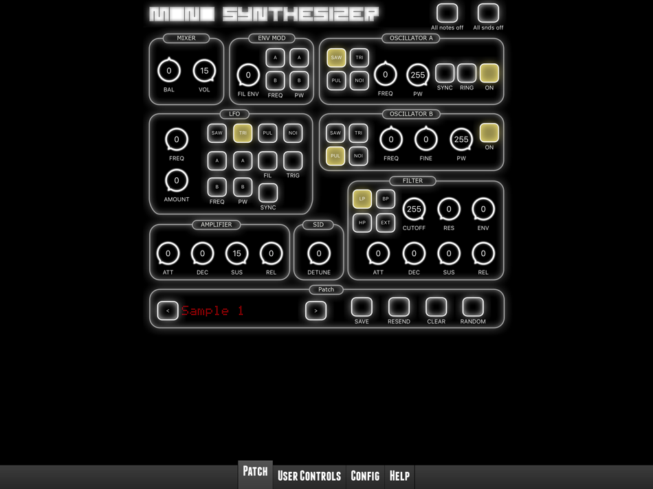 #1. MonoSynth Controller for Mssiah (iOS) 由: Bjoern Marthen