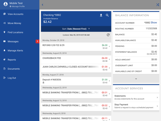 Screenshot #5 pour SouthWest Bank Mobile