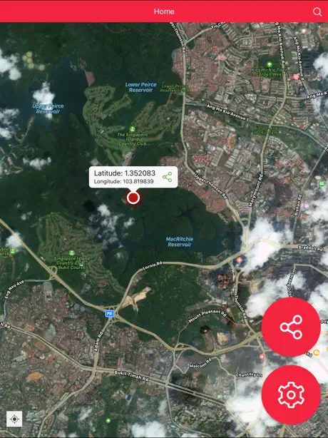 My GPS Coordinates and Share Location