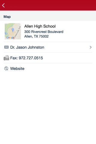 Allen ISD screenshot 2