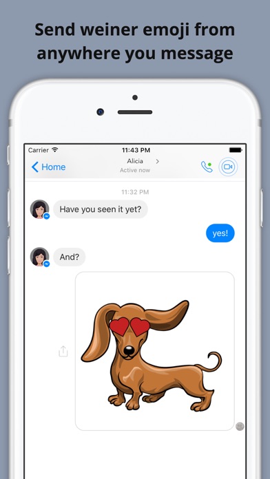 Weinermoji screenshot 4