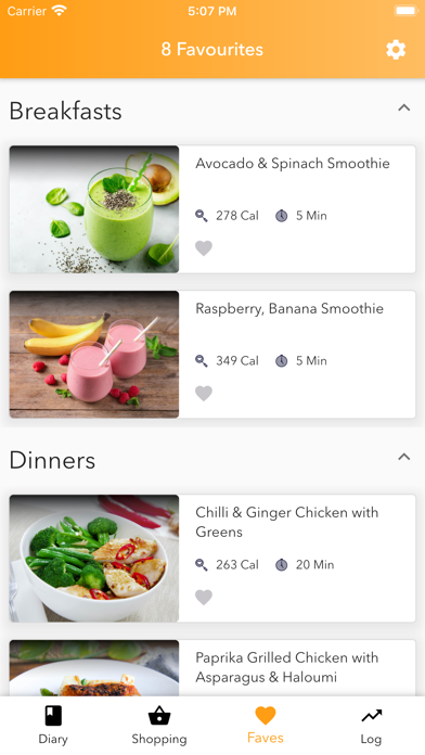 My Meal Plans Screenshot