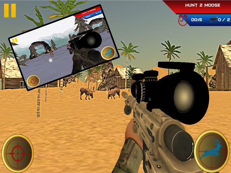 鹿の狩猟2017プロ：究極のスナイパーシューティング3D screenshot 9