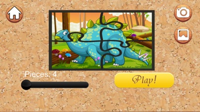 無料恐竜パズル ジグソー パズル ゲーム  恐竜パズル子供幼児および幼児の学習ゲームのおすすめ画像5