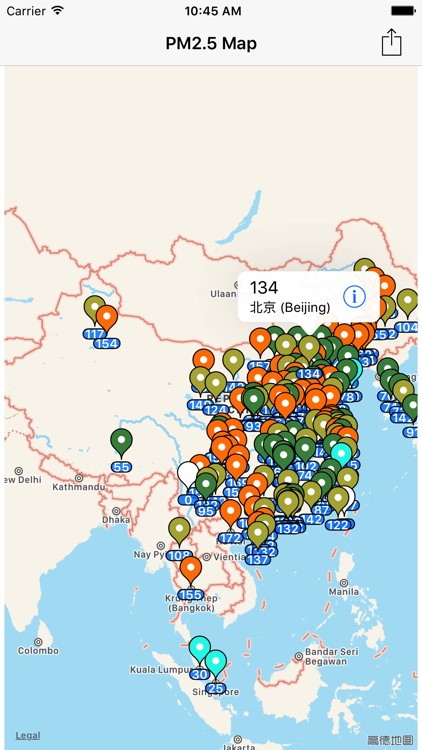 Air Quality Index Map