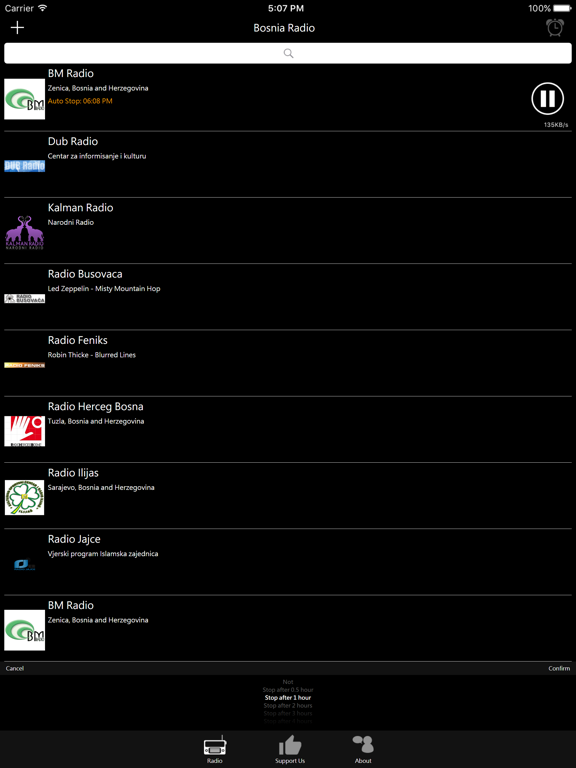 Bosnian Radio iPad screenshot 3 - Entertainment app