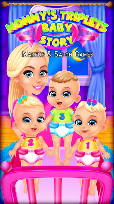 Screenshot #1 pour Mommy's Triplets Baby Story - Makeup & Salon Games