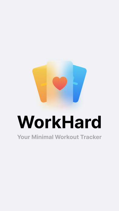 WorkHard Fitness Screenshot
