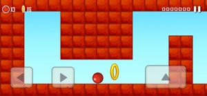 Red Bounce Ball Classic Game screenshot #1 for iPhone